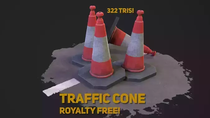 Stylized Traffic Cone