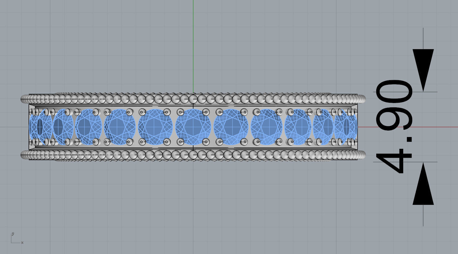 wedding ring 3D print model_7