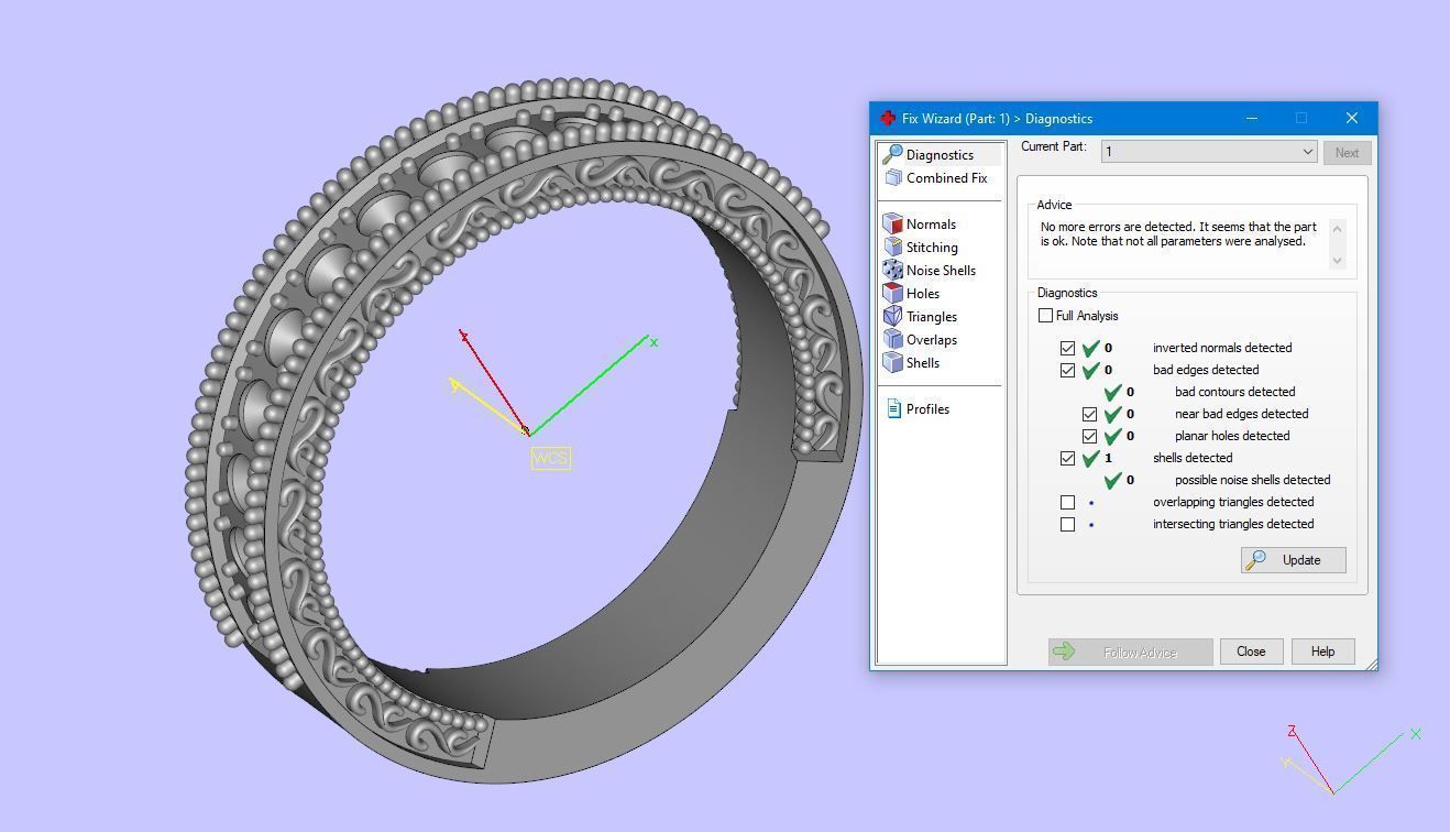 wedding ring 3D print model_11