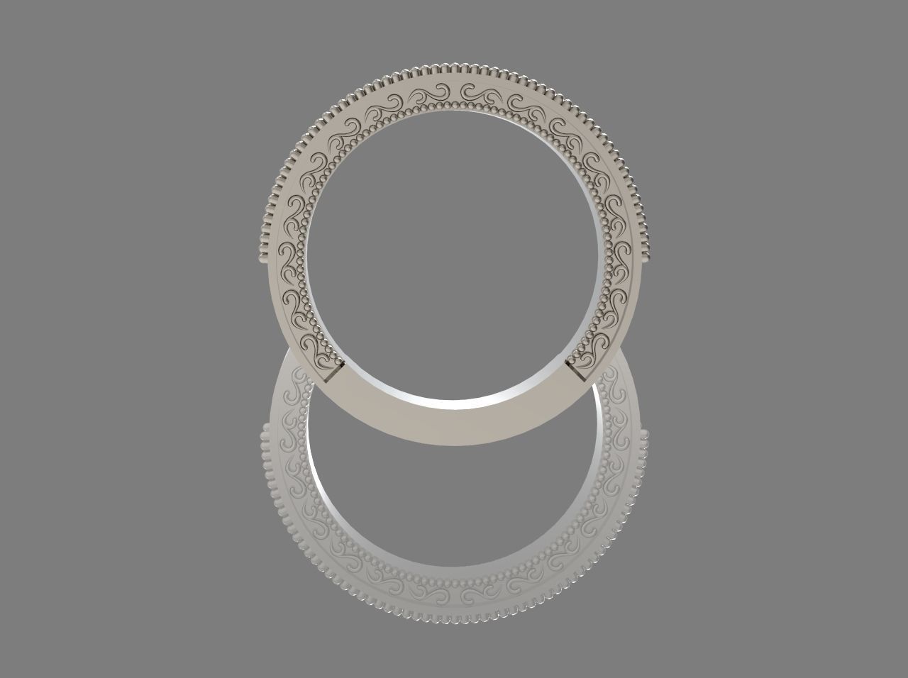 wedding ring 3D print model_4