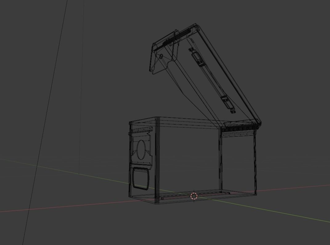 Grenade military Box for games and CG projects Low-poly 3D model_17