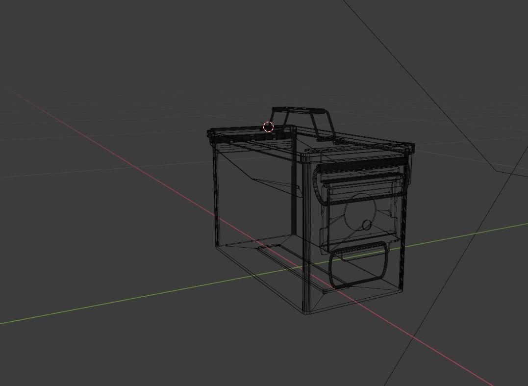 Grenade military Box for games and CG projects Low-poly 3D model_21