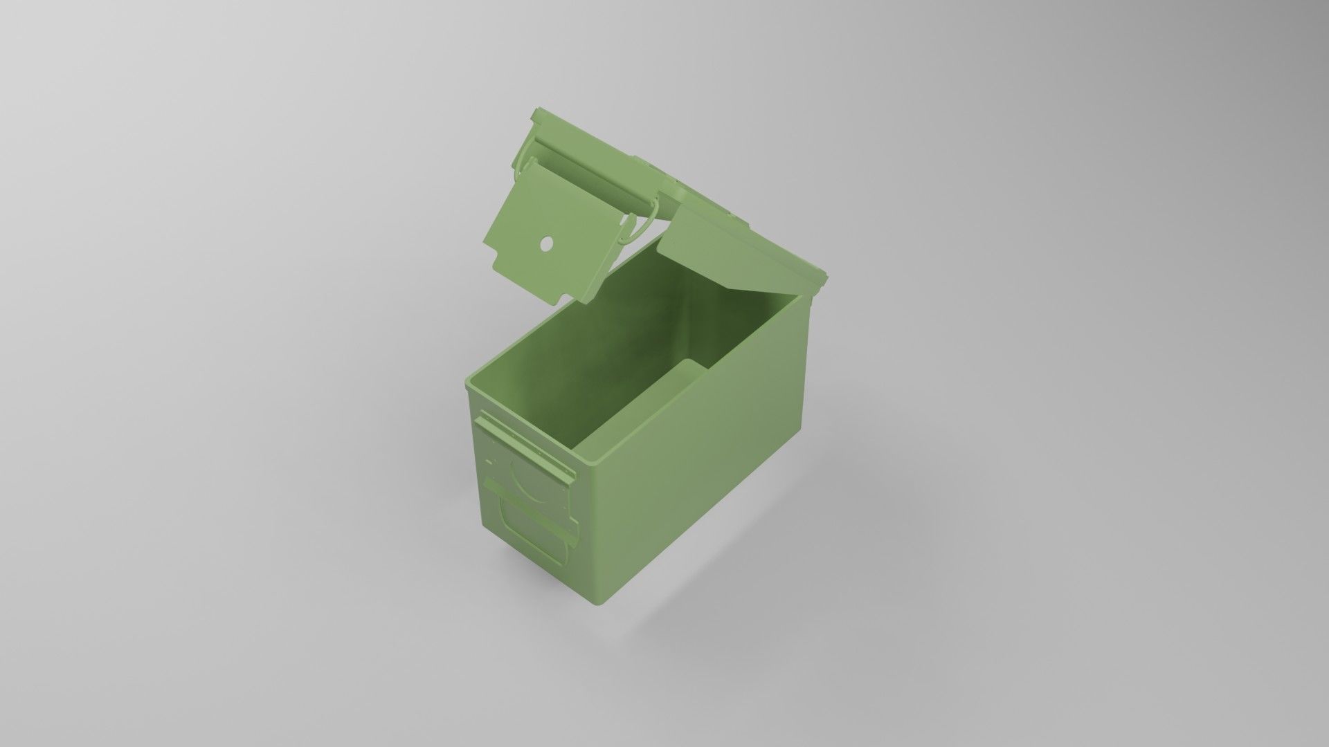 Grenade military Box for games and CG projects Low-poly 3D model_23