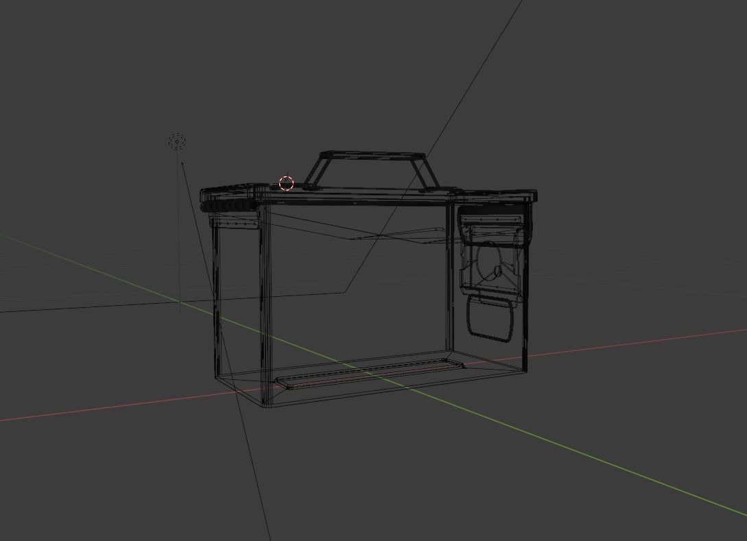 Grenade military Box for games and CG projects Low-poly 3D model_22