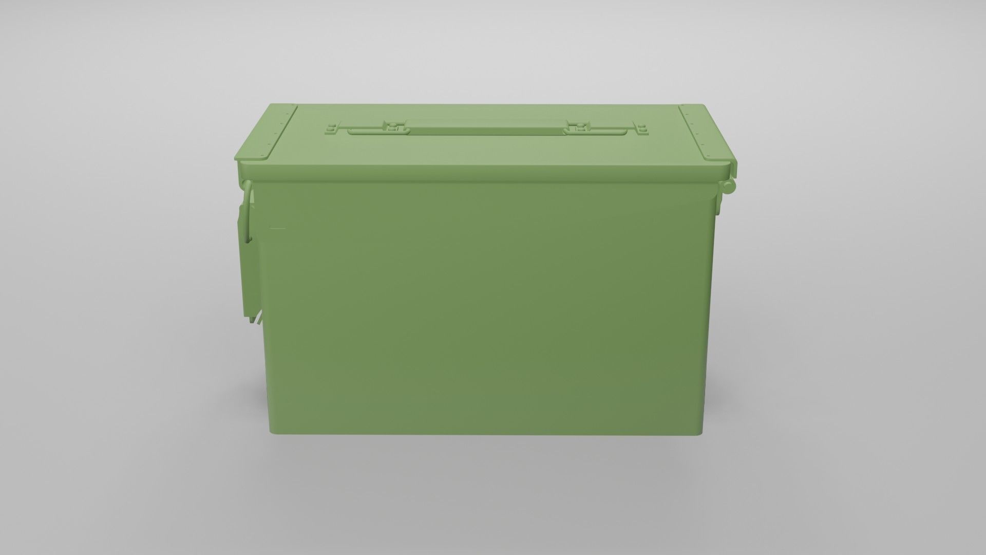 Grenade military Box for games and CG projects Low-poly 3D model_2