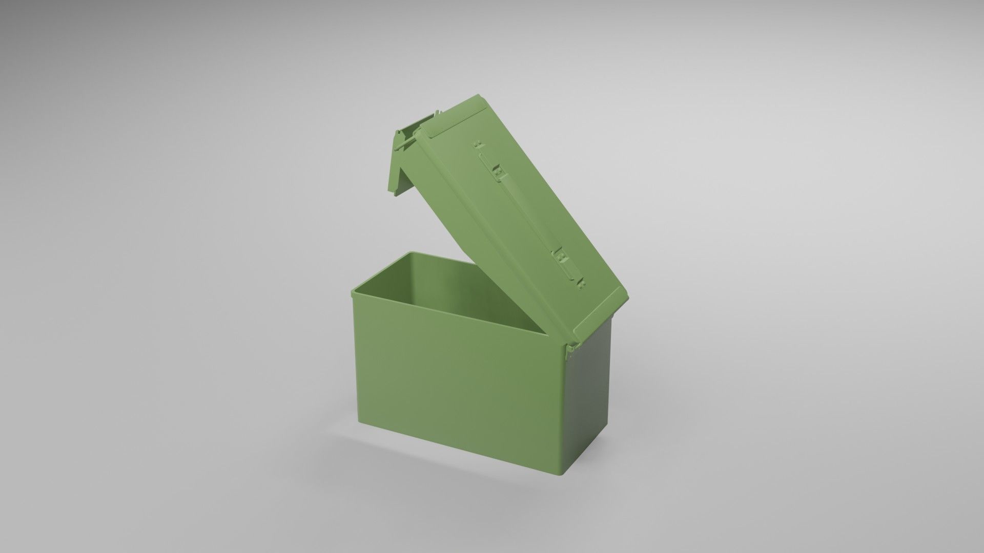 Grenade military Box for games and CG projects Low-poly 3D model_6