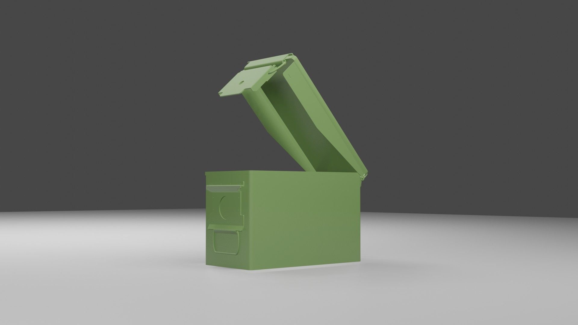 Grenade military Box for games and CG projects Low-poly 3D model_7