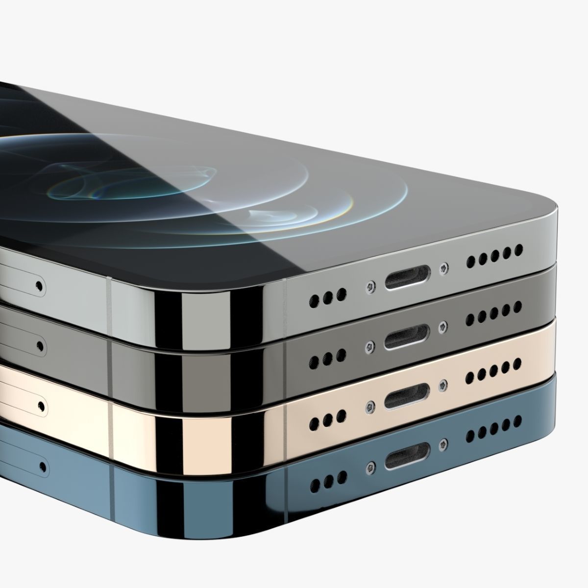 iPhone 12 Pro 3D model_2