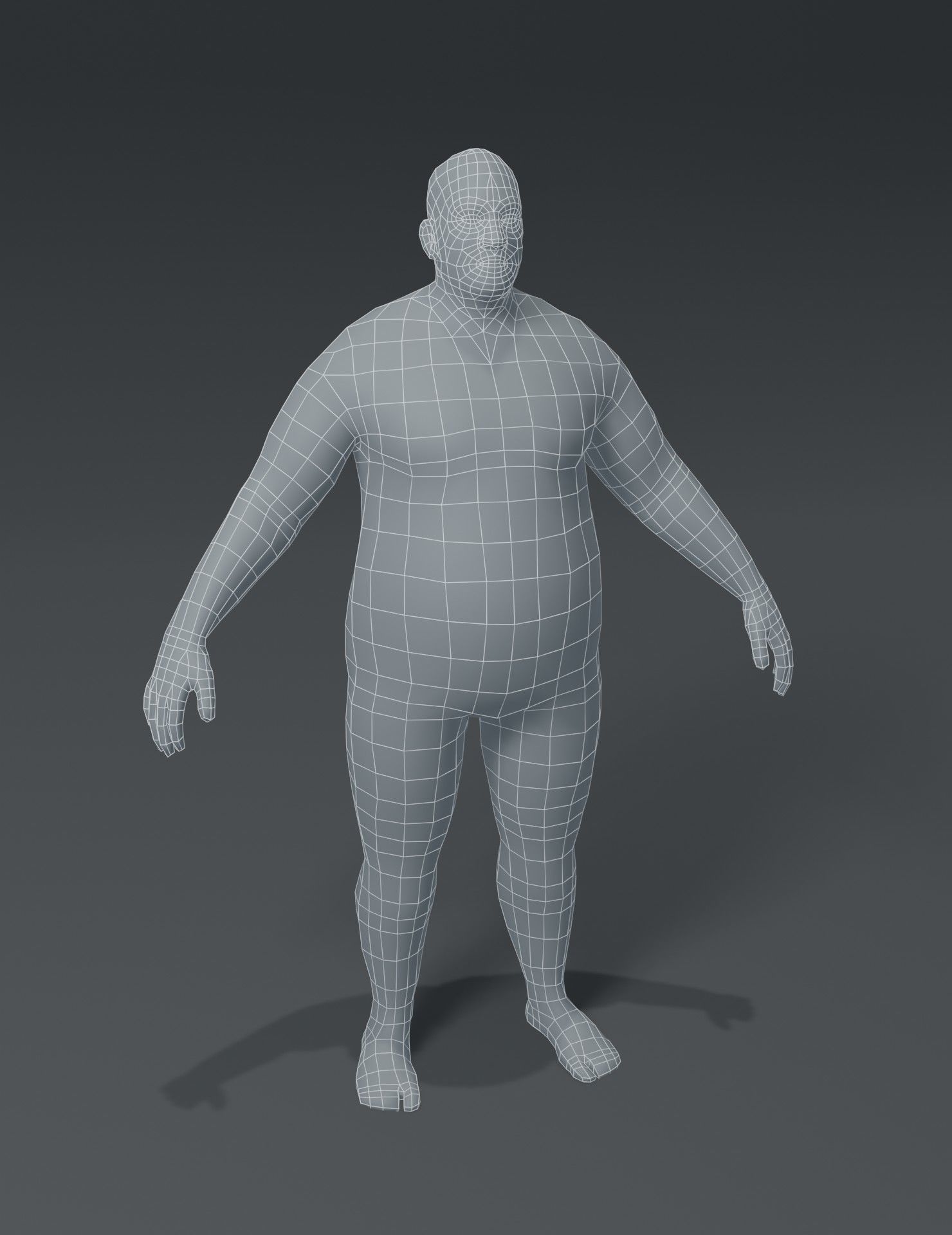 Human Body Base Mesh 3D Model Collection_61