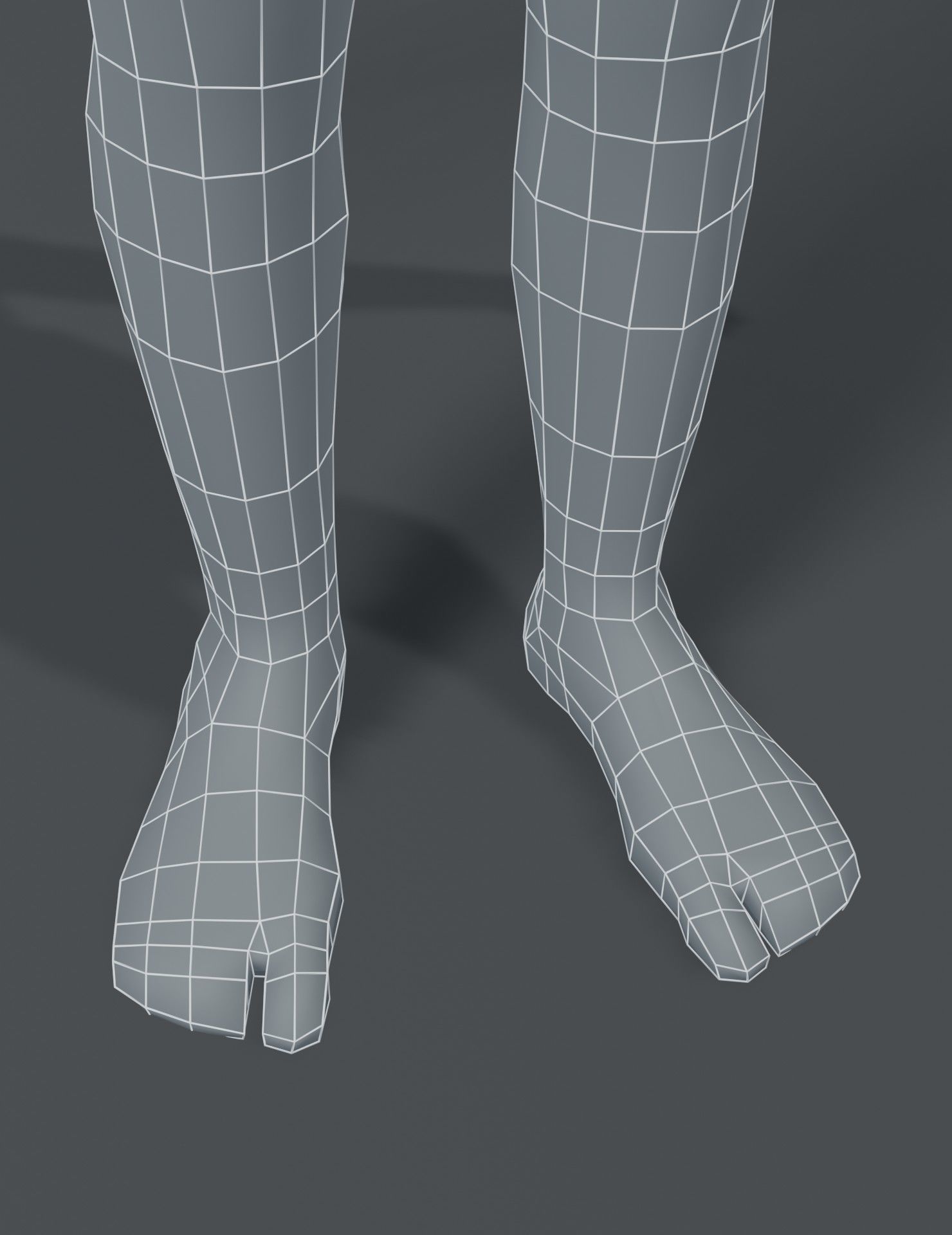 Human Body Base Mesh 3D Model Collection_146