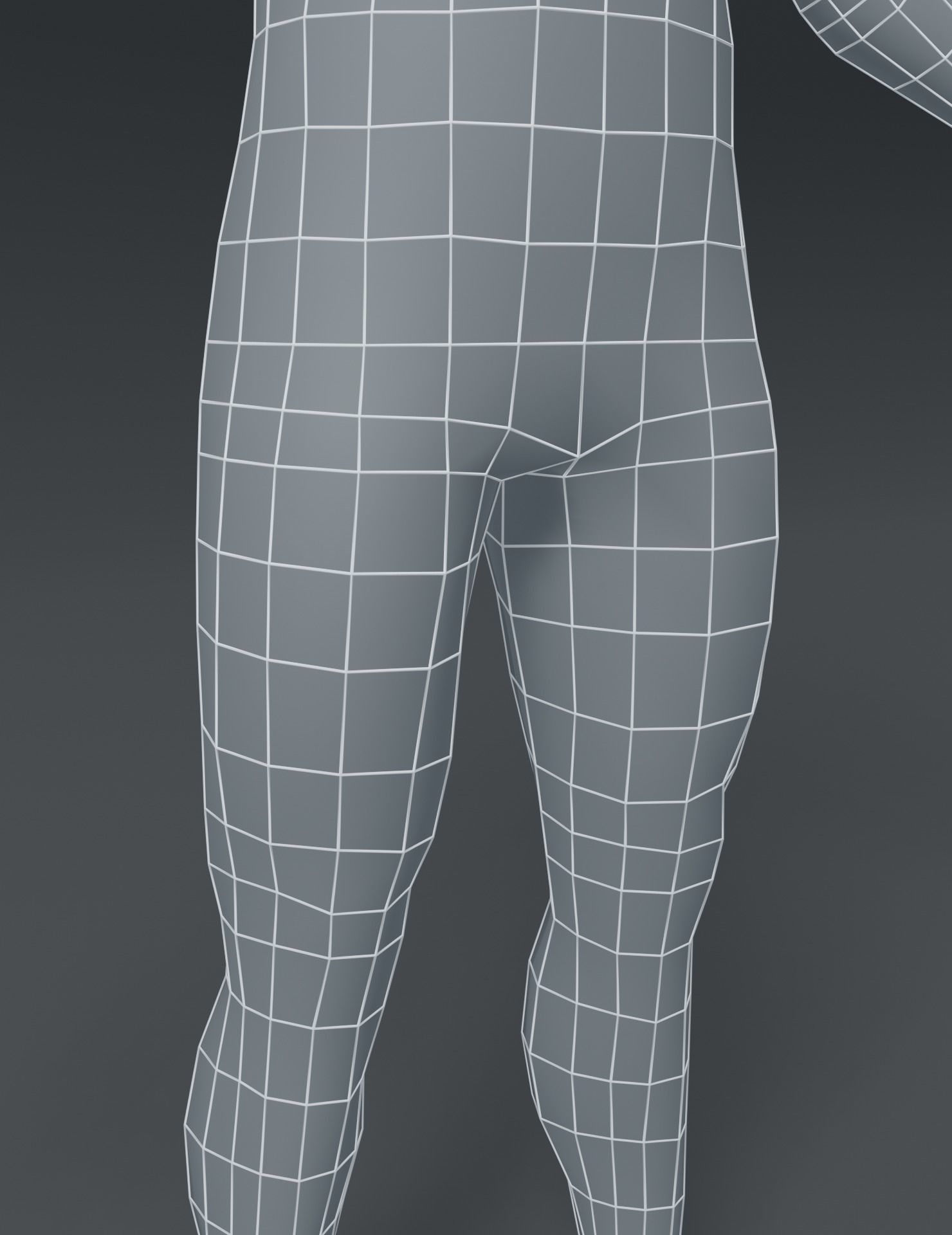Human Body Base Mesh 3D Model Collection_27