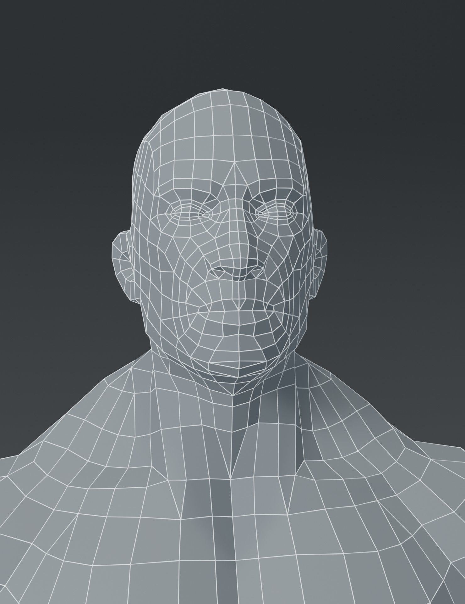 Human Body Base Mesh 3D Model Collection_106