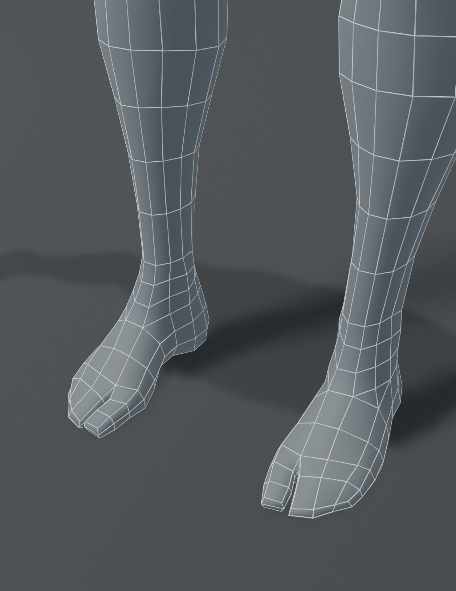 Human Body Base Mesh 3D Model Collection_121