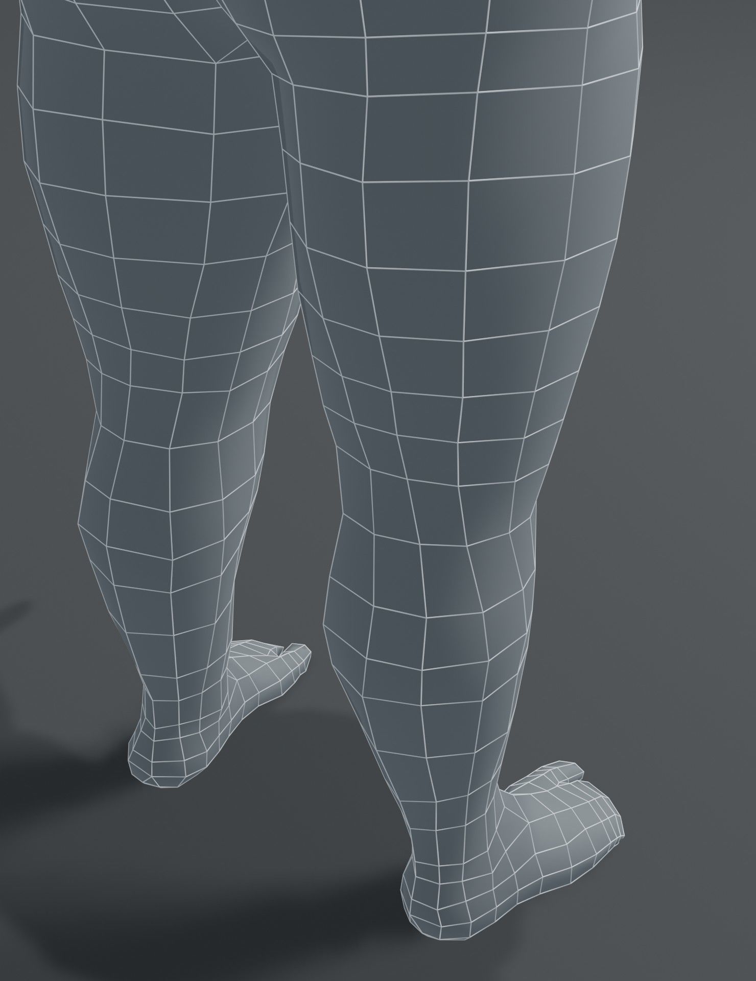 Human Body Base Mesh 3D Model Collection_63