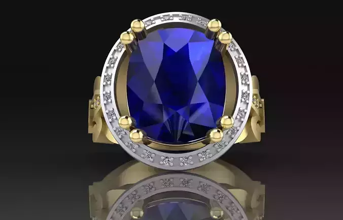 Ring with gem 