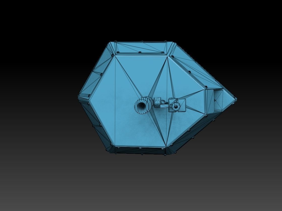 Tank Box Gun Turret 3D print model_6