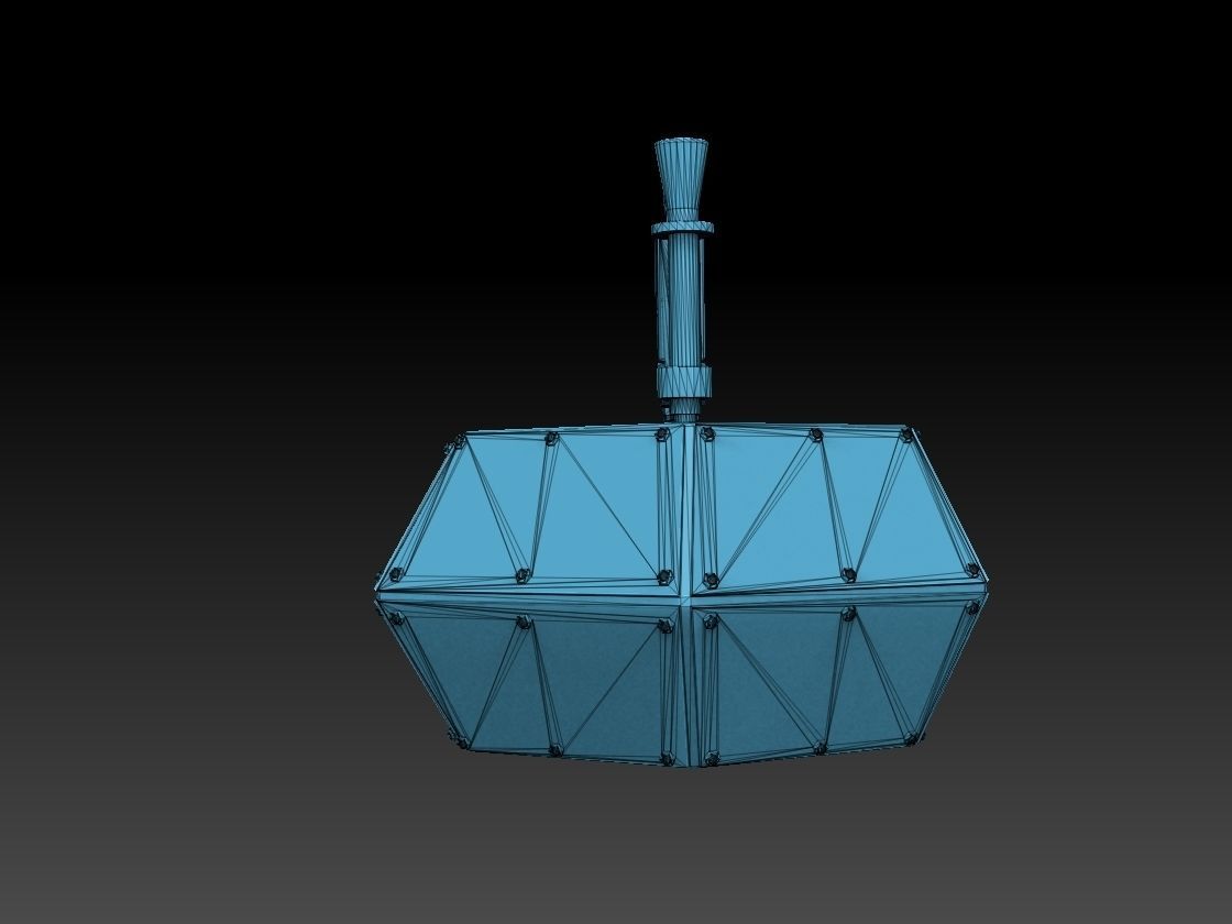 Tank Box Gun Turret 3D print model_5