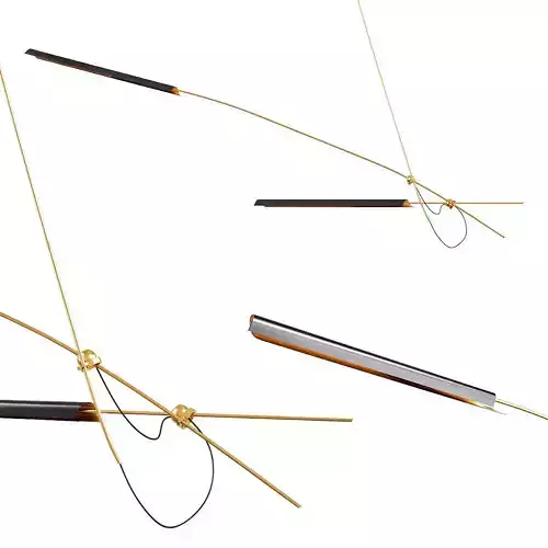 Otto Two Arm Pendant No 444 by David Weeks Studio