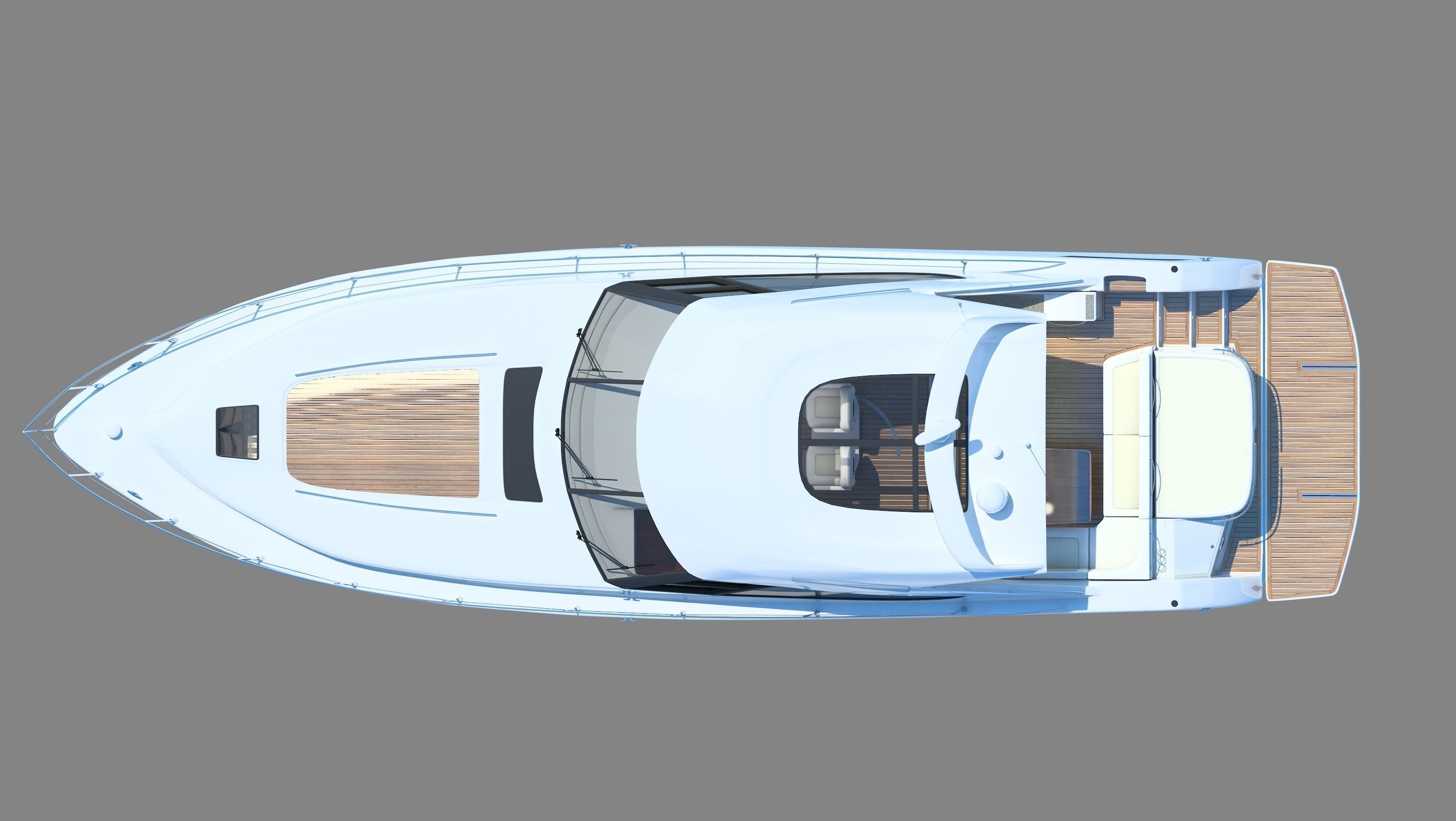 Searay Sundancer 540 2012 full interior 3D model_11
