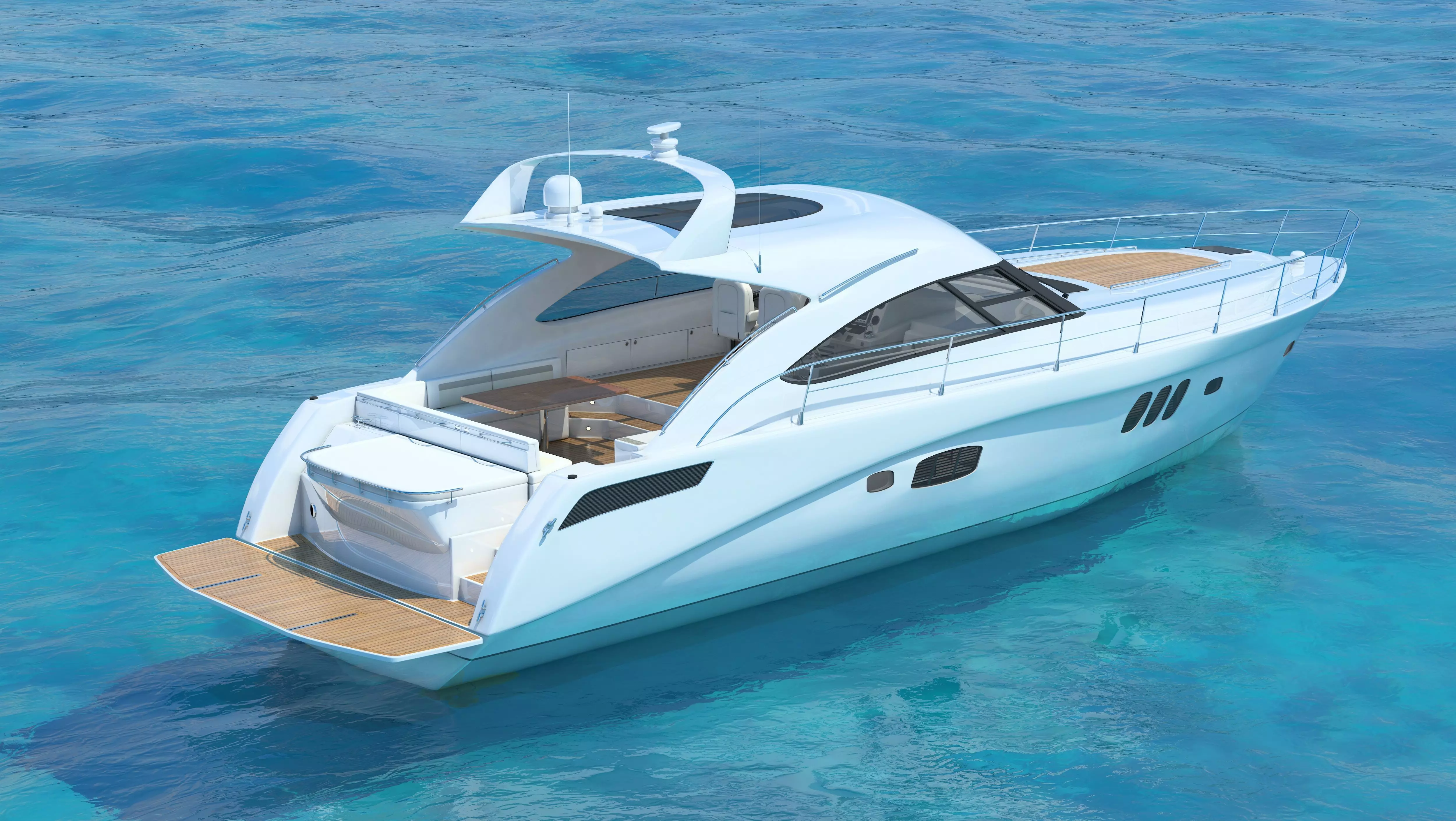 Searay Sundancer 540 2012 full interior 3D model_0