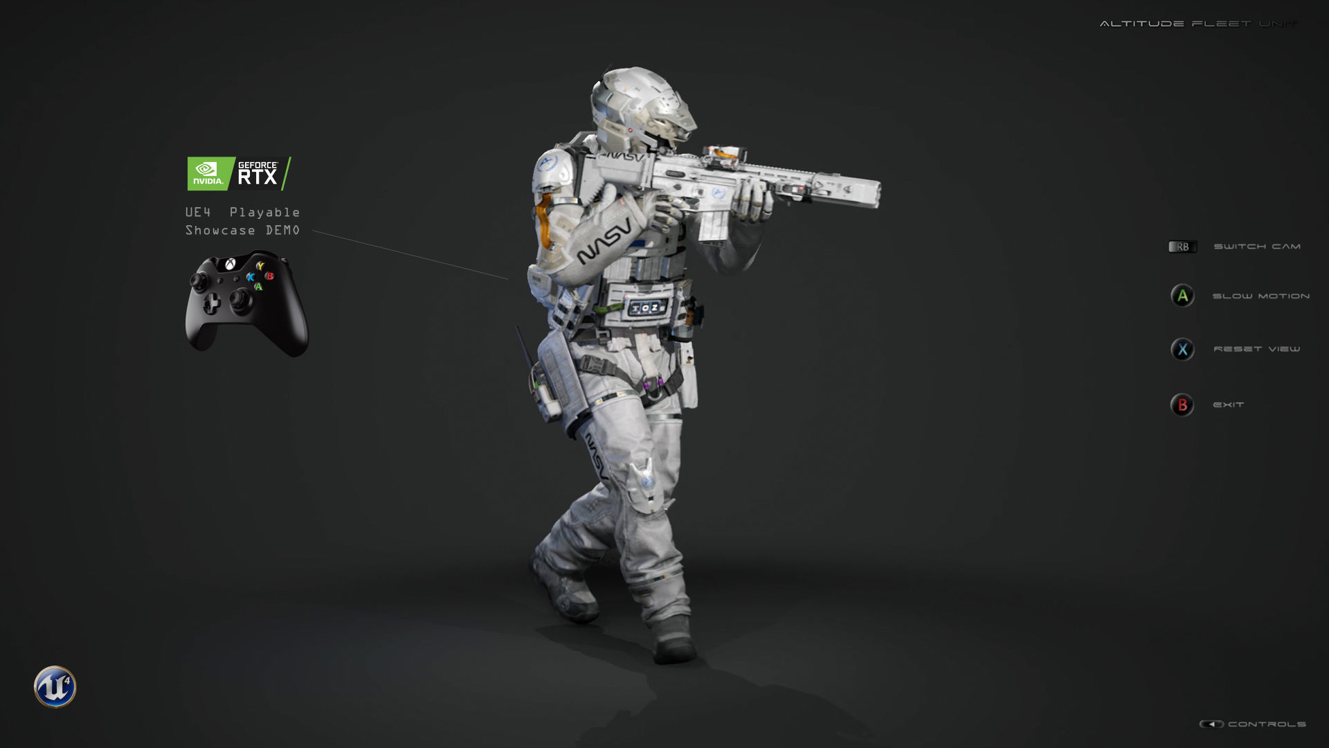 SCIFI - SPACE SOLDIER Low-poly 3D model_12