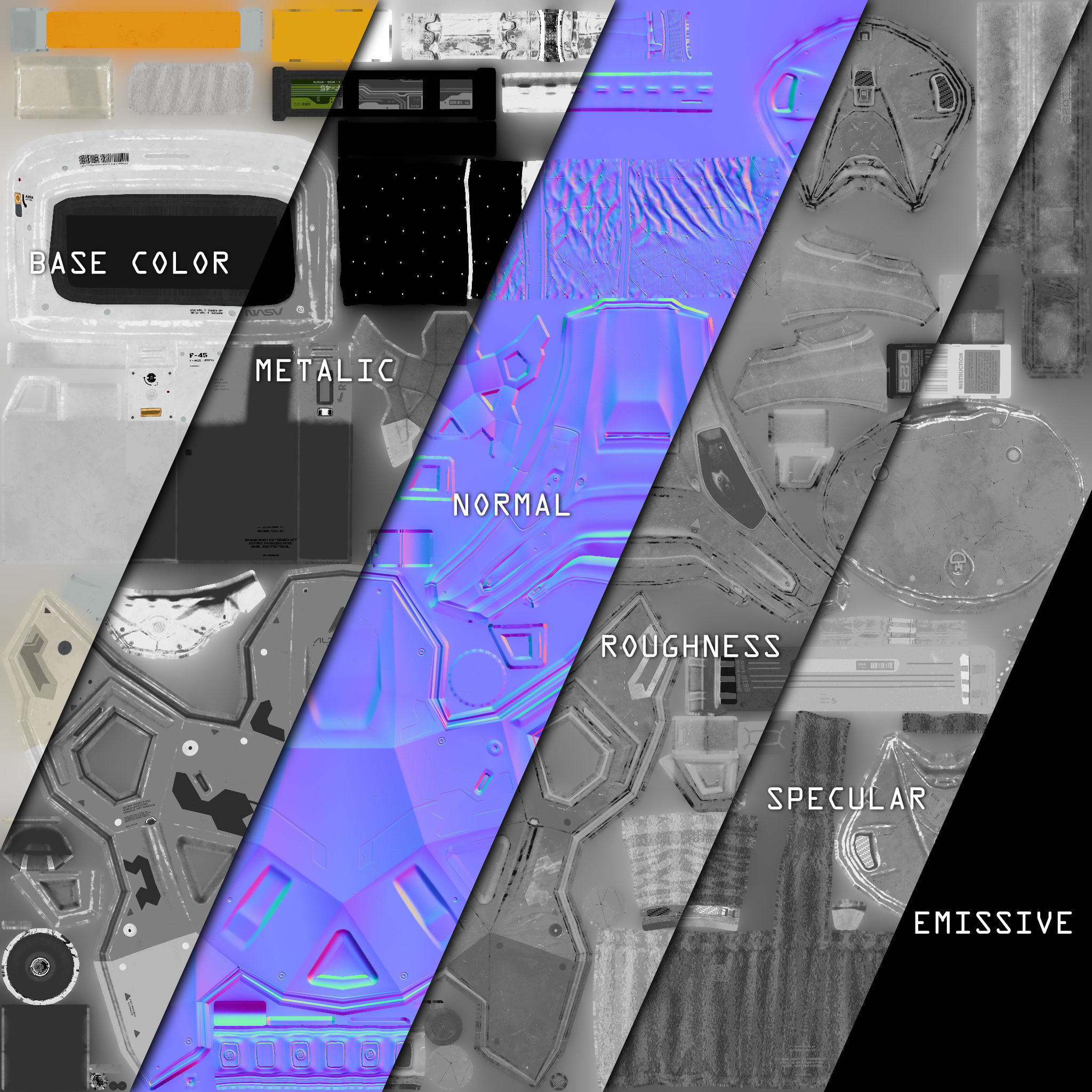 SCIFI - SPACE SOLDIER Low-poly 3D model_17