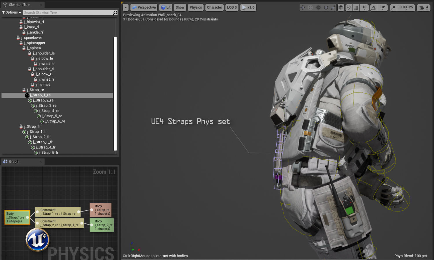 SCIFI - SPACE SOLDIER Low-poly 3D model_21