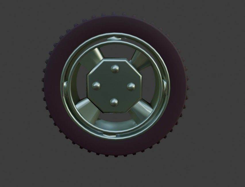 Car Tyre and Rim free 3D model | CGTrader