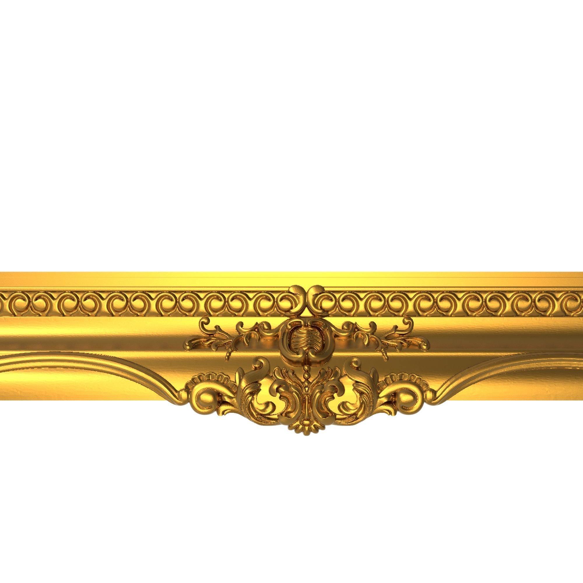 carved frame 3D model_7