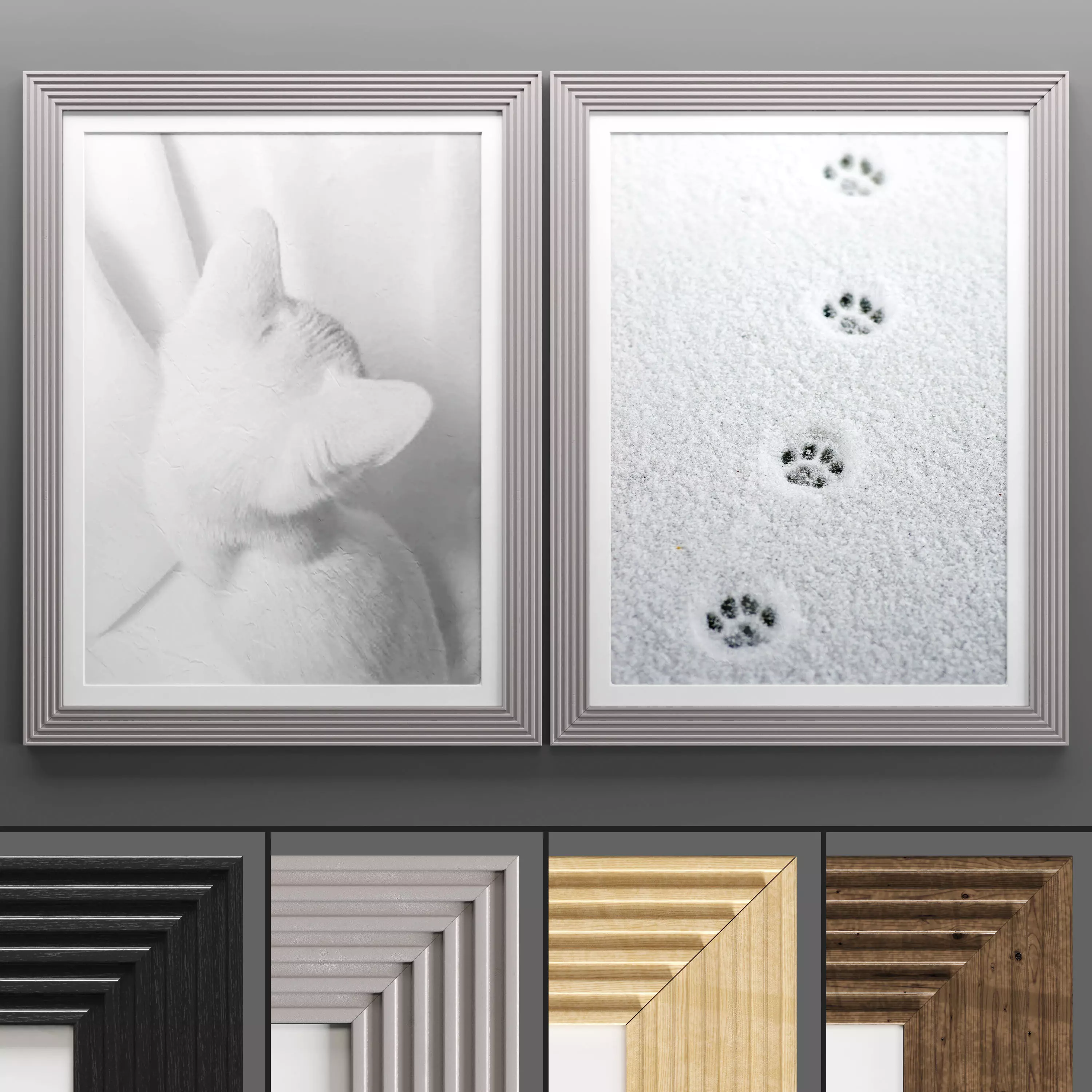 Art Frame 612 Low-poly 3D model_0