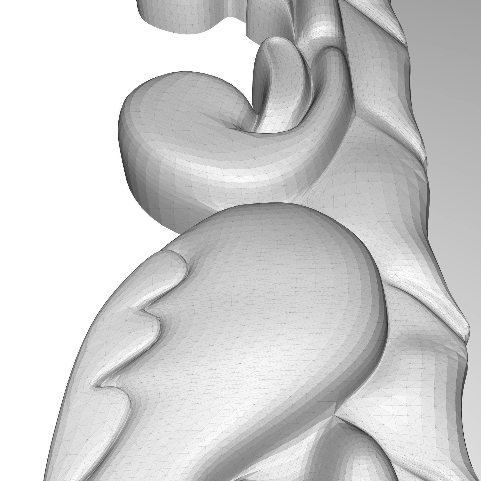 carved frame 3D model_5