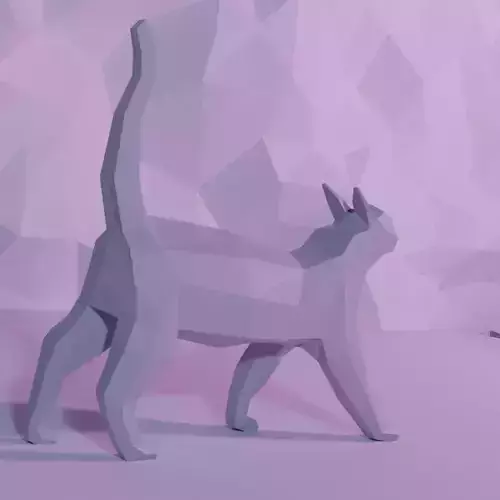 CAT LOWPOLY