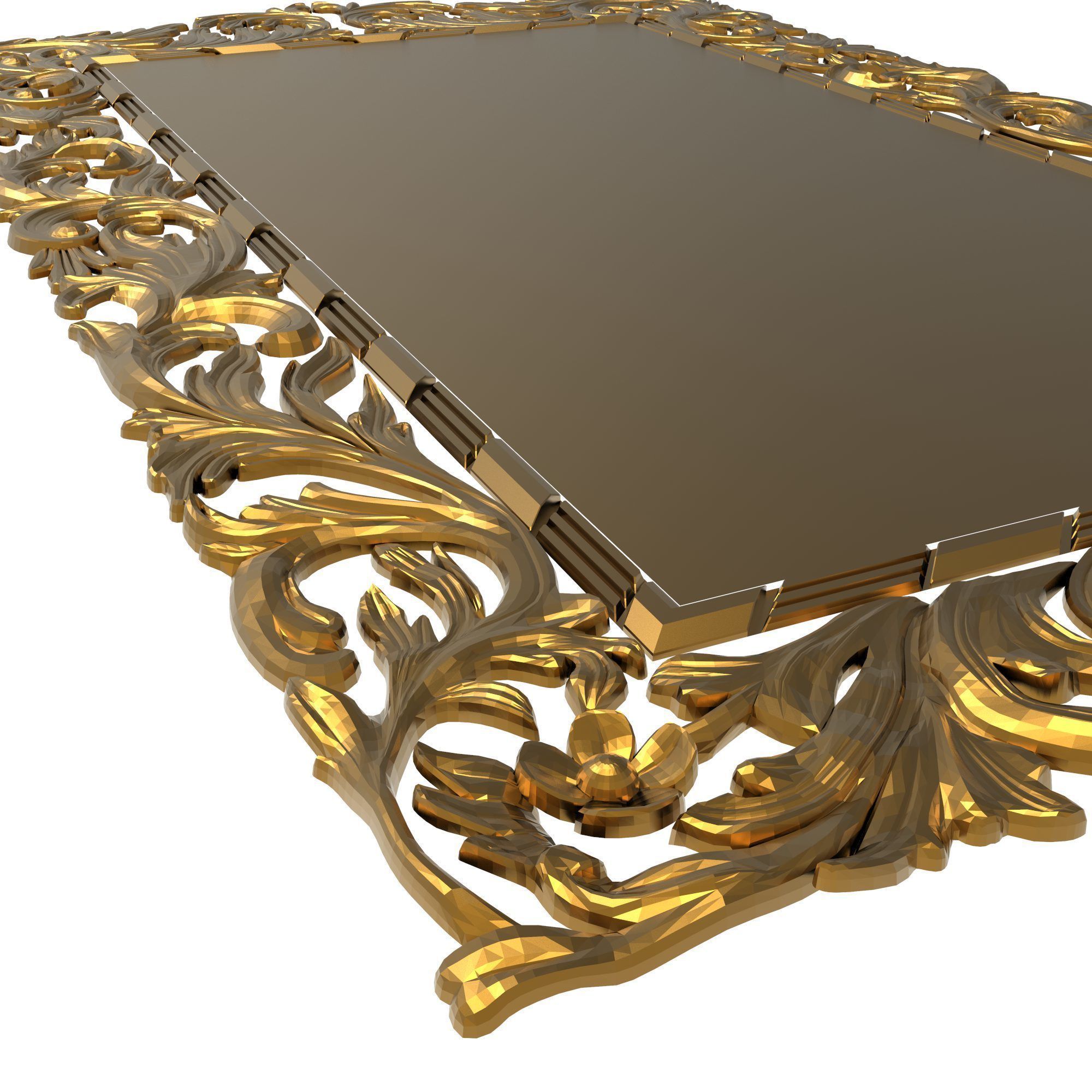 carved frame 3D model_5