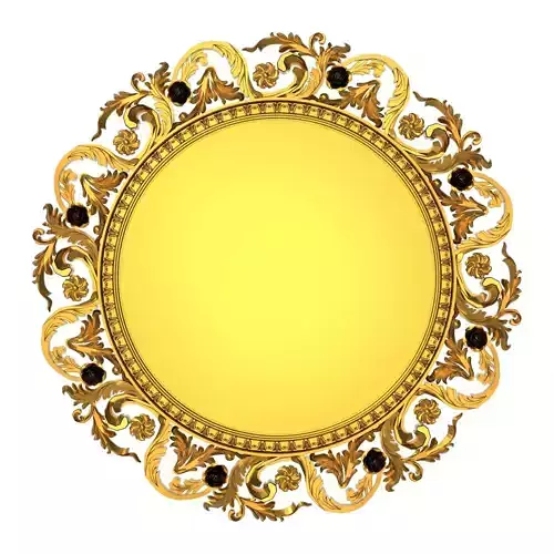 carved frame 3D model