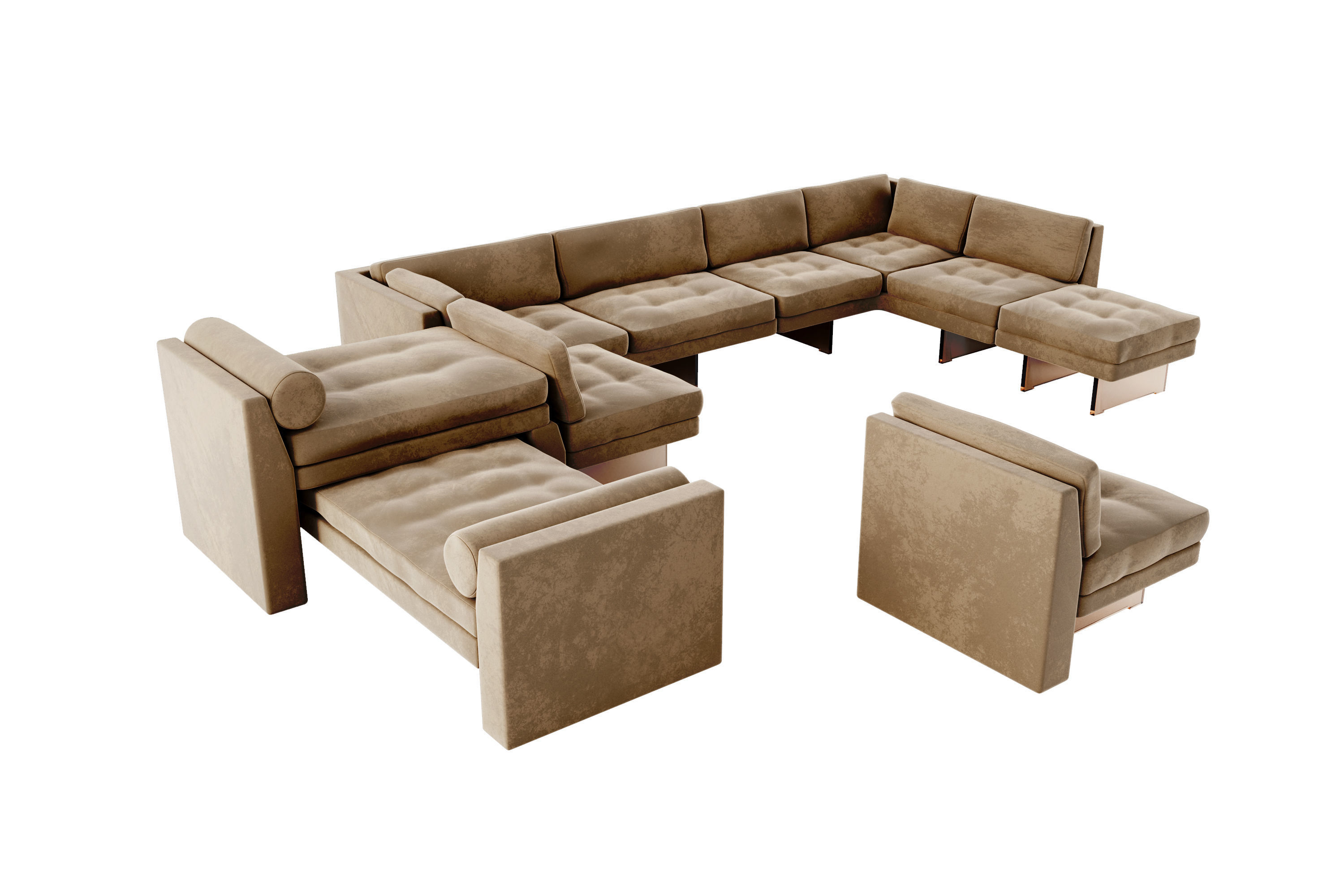 Omnibus III Sofa 3D model_3