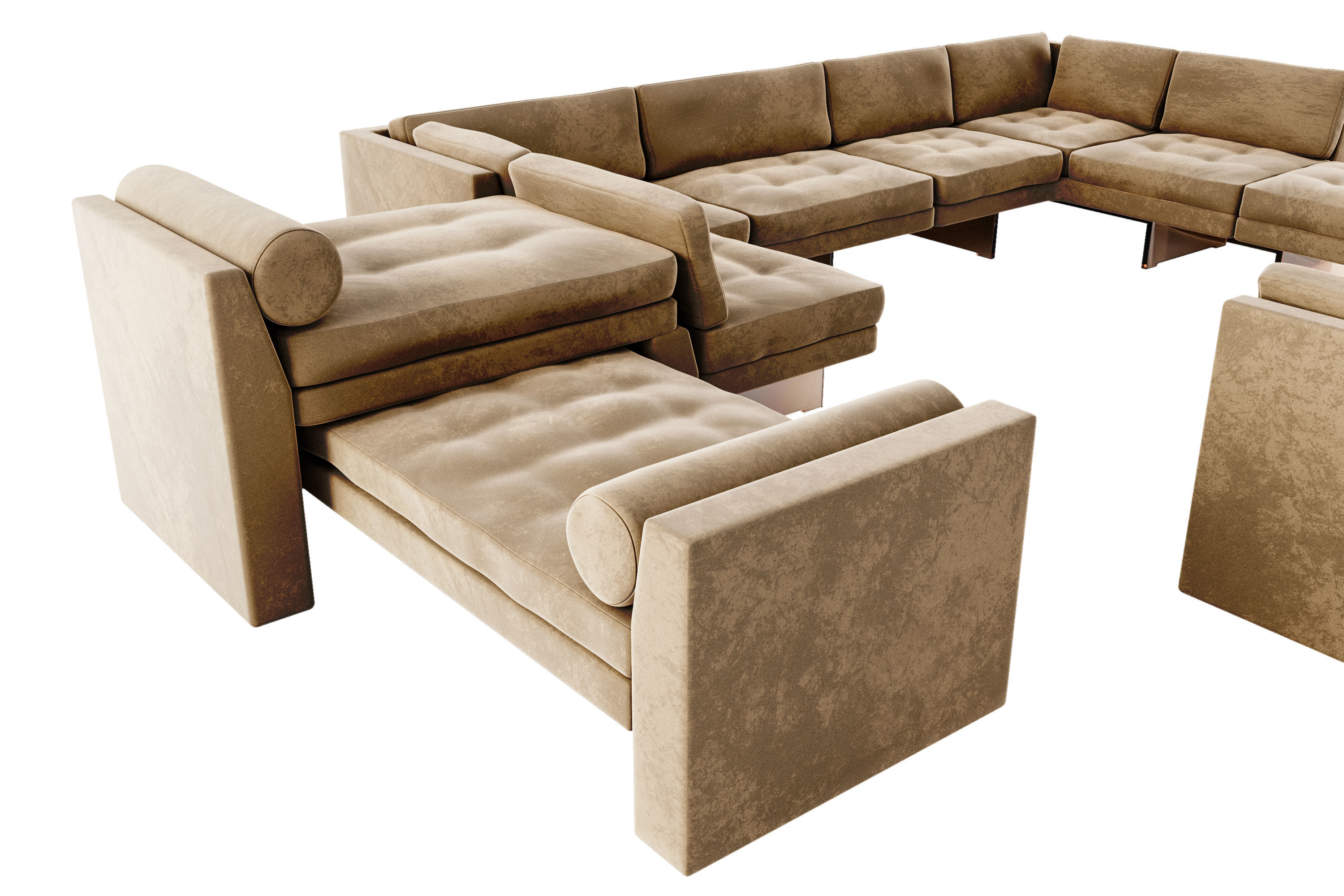 Omnibus III Sofa 3D model_1