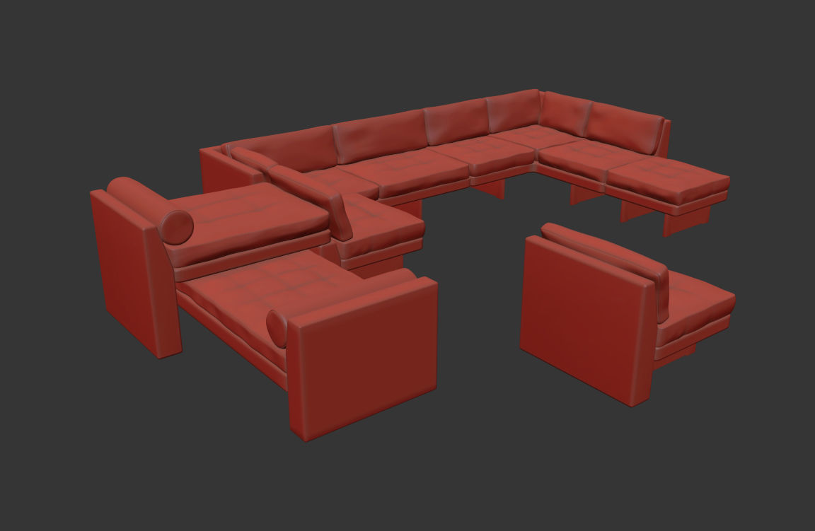 Omnibus III Sofa 3D model_4