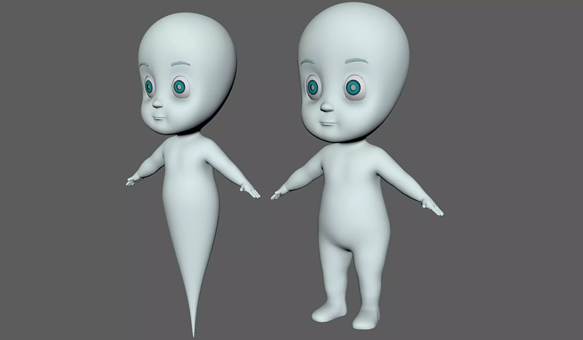 Casper Ghost 3D model_0