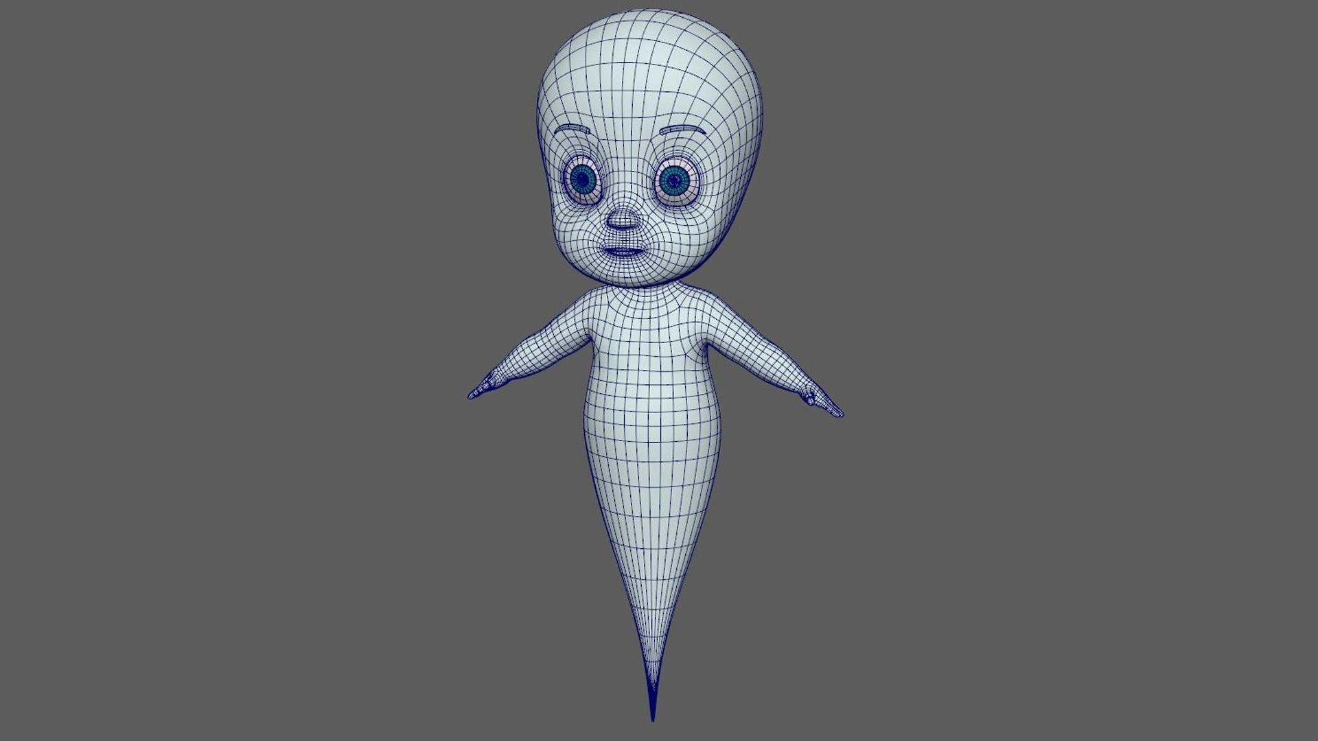 Casper Ghost 3D model_26