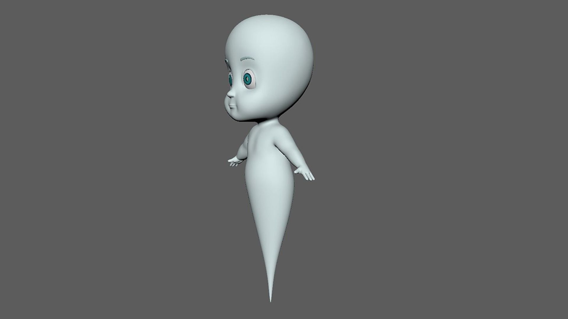 Casper Ghost 3D model_4