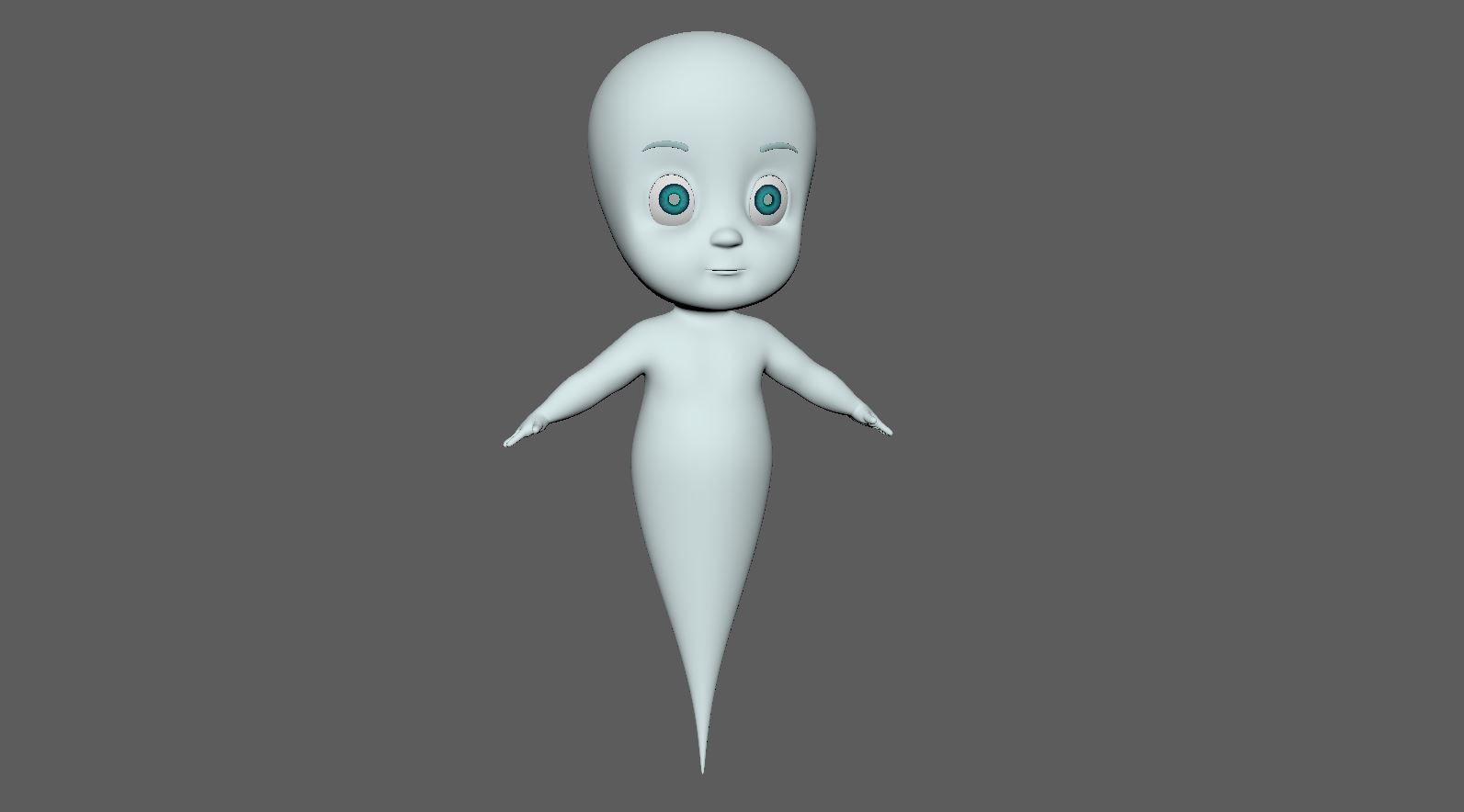 Casper Ghost 3D model_9