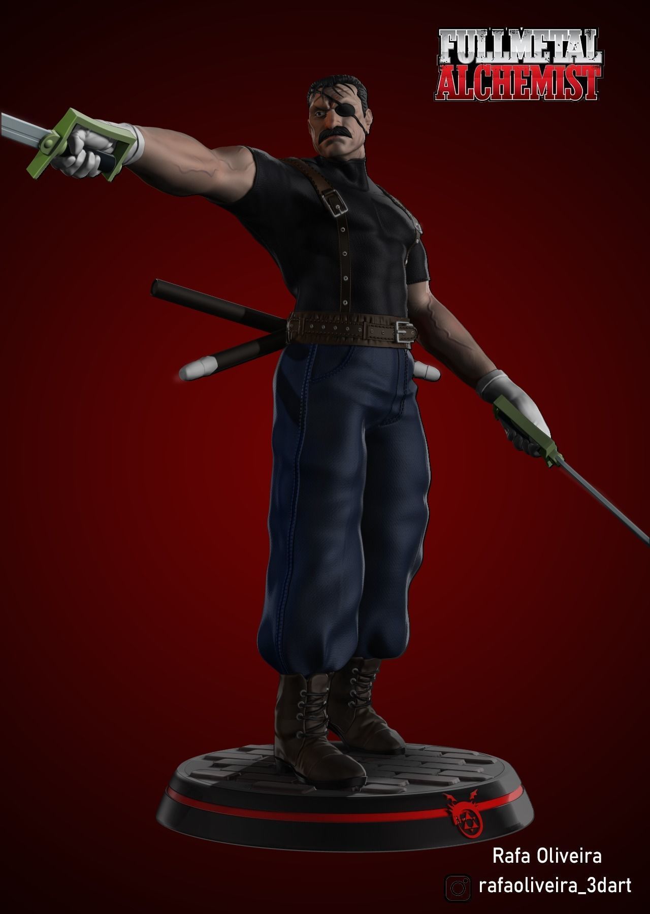 King Bradley  3D print model_7