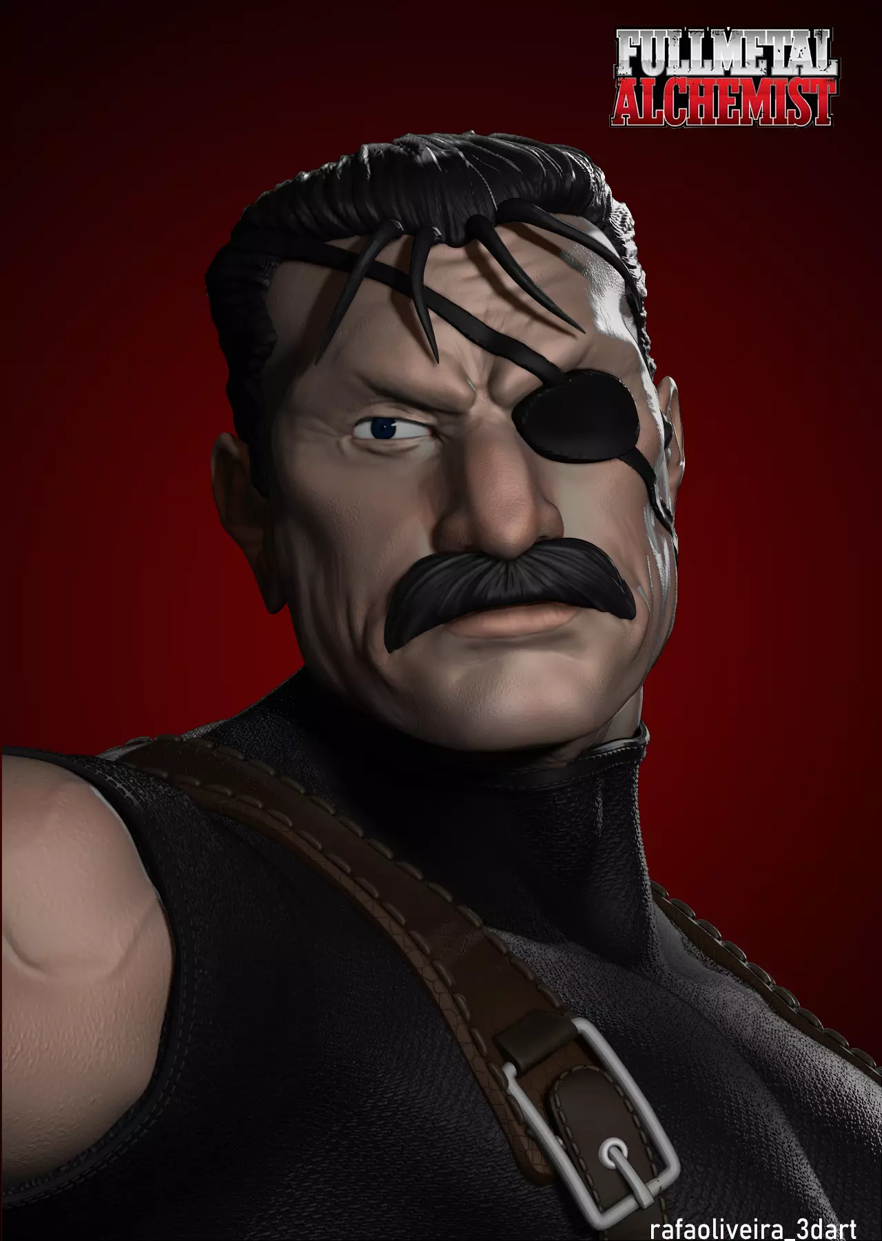 King Bradley  3D print model_0