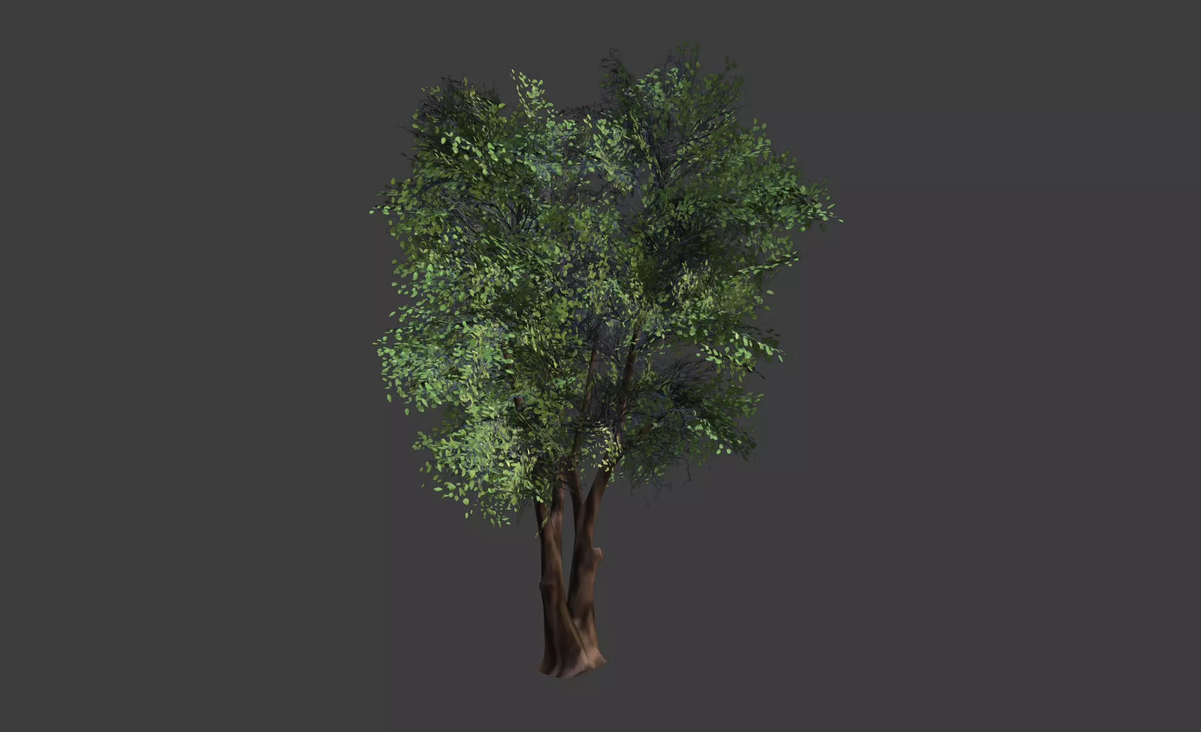 Tree with Modular Planes 3D model_0