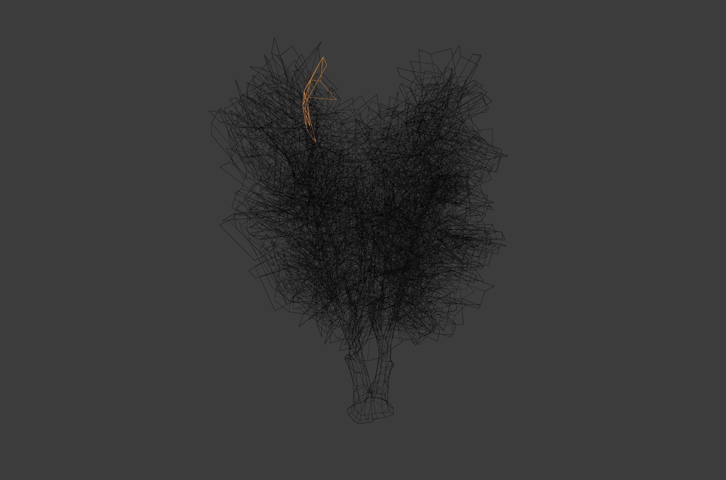 Tree with Modular Planes 3D model_6