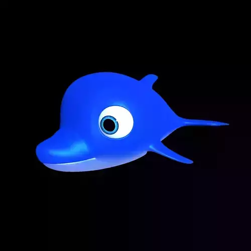 Dolphin Cartoon 3d
