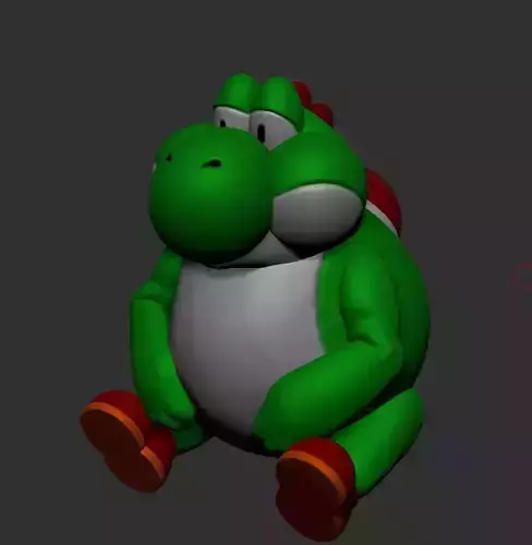 Fat Yoshi - Mario RPG Free 3D print model