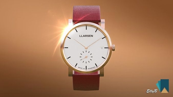 LLARSEN Helena Watch 3D model