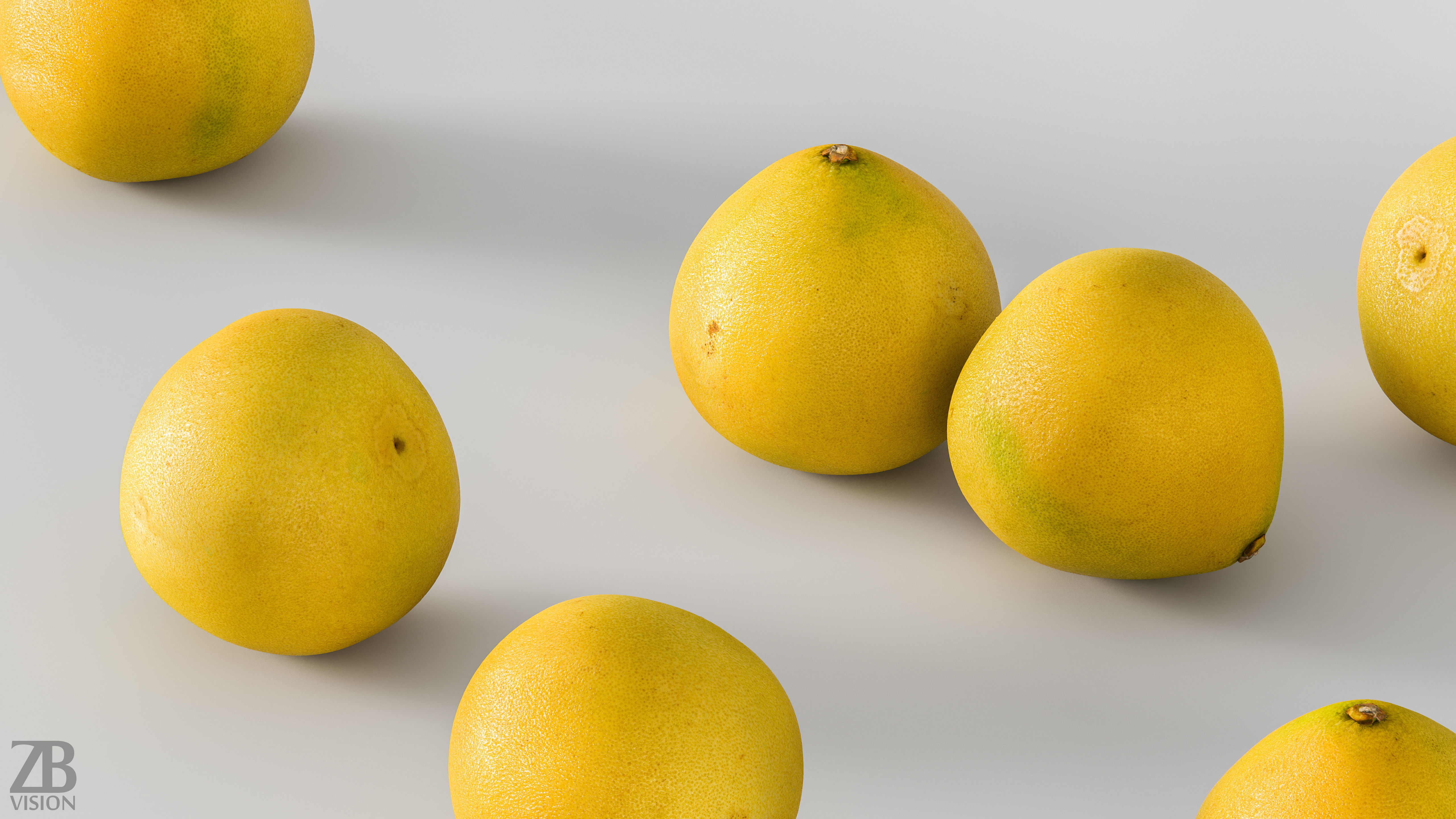 Pomelo 3D model_1
