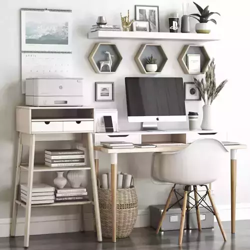 Office workplace 51 3D model